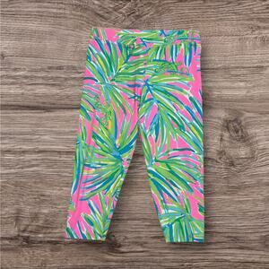 Lilly Pulitzer Girls Maia Cropped Legging Tiki Pink
